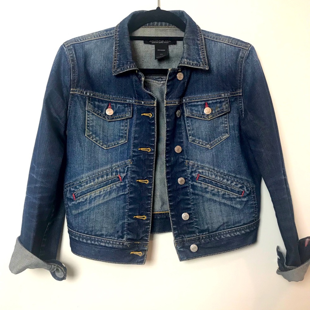 London cropped jean jacket